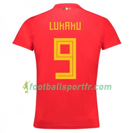 Tenue Belgique Lukaku 9 Féminine Domicile Coupe du monde 2018 Maillot de Foot